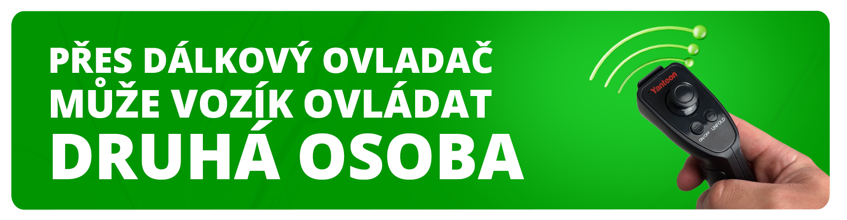 Dálkový ovladač banner